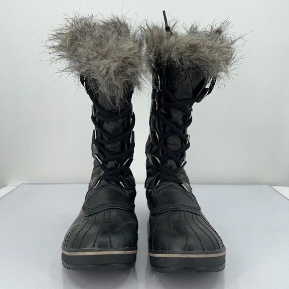 Sorel Women's Tofino II Winter Snow Boot 8.5 Black Waterproof Snow Calf Faux Fur - Picture 3 of 15